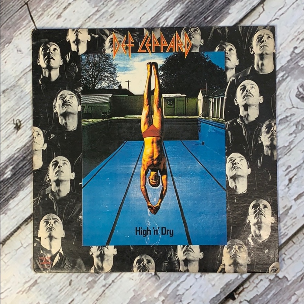 Vintage 1981 Def Leppard High ‘n’ Dry Vinyl Album